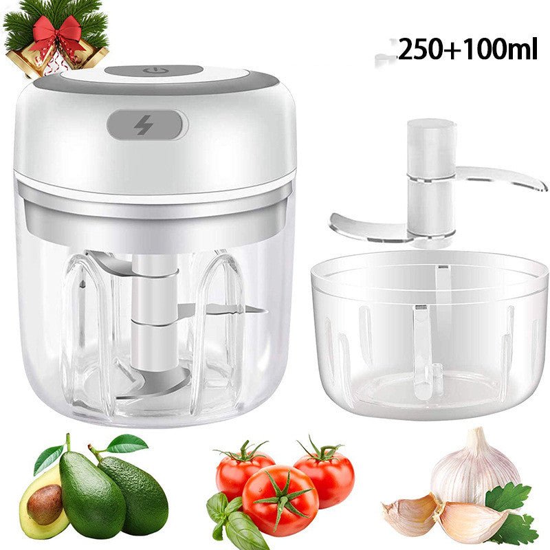 Mini Electric Garlic Chopper USB Charging Ginger Masher Machine - Image 3